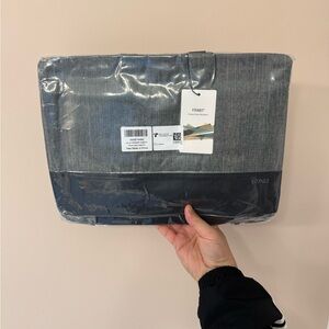 Gray and Black Laptop Case 15.6”